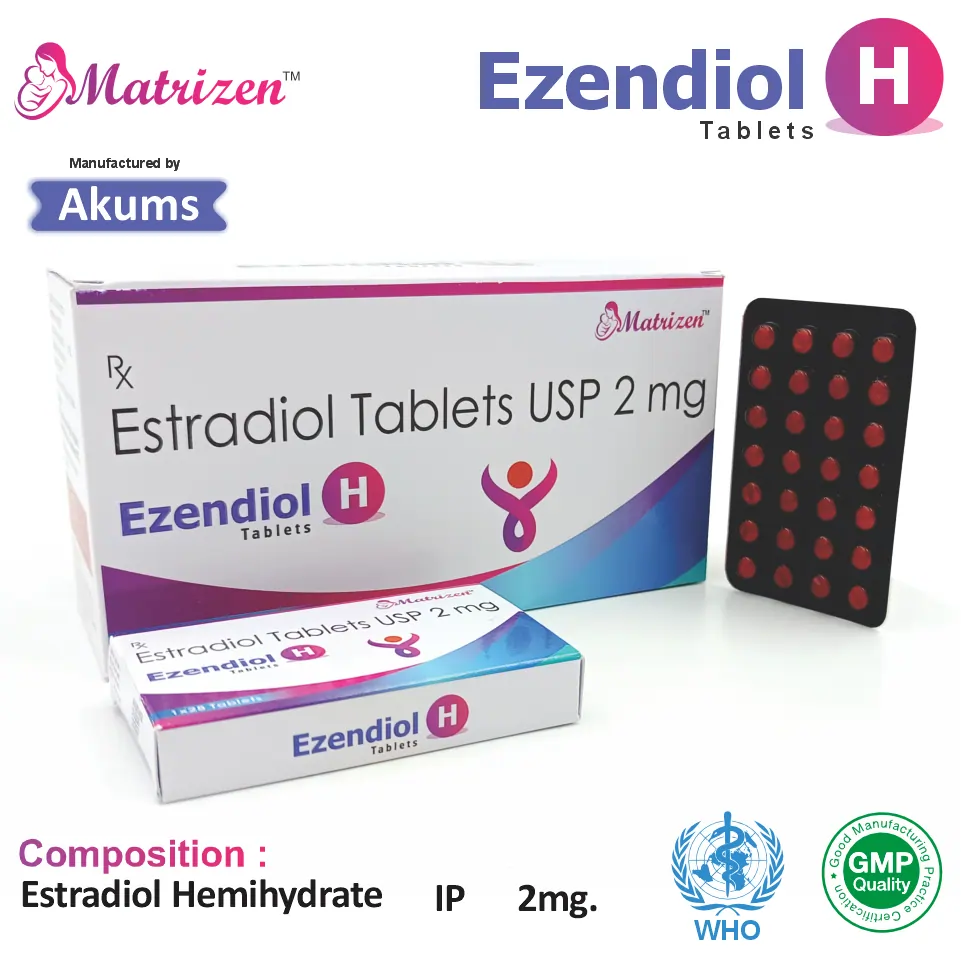 Estradiol Hemihydrate 2mg | Hormonal Therapy | Best price for PCD Pharma Franchise in Mumbai